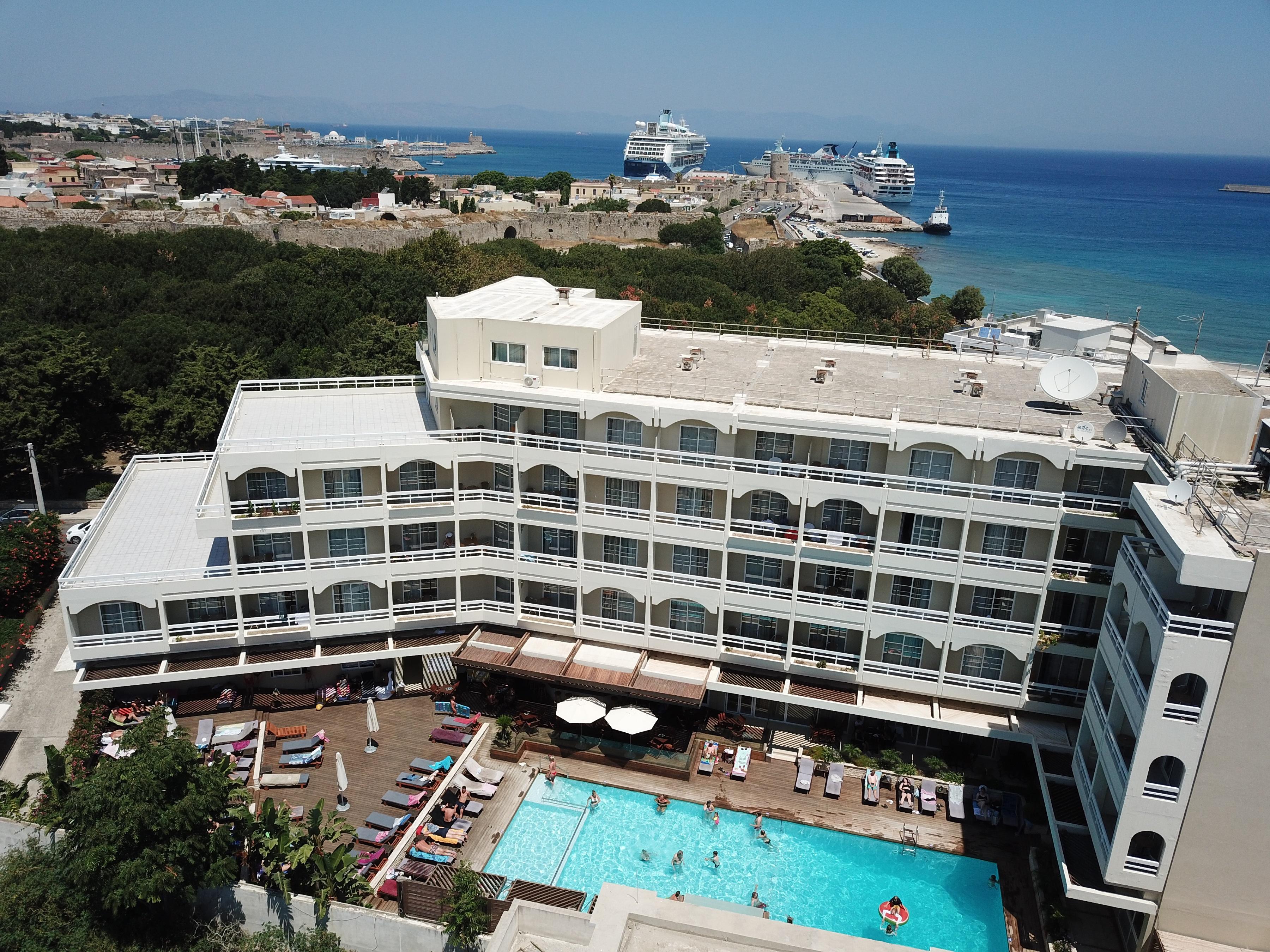 โรงแรมอาธีเนี่ยน Rhodes City ภายนอก รูปภาพ